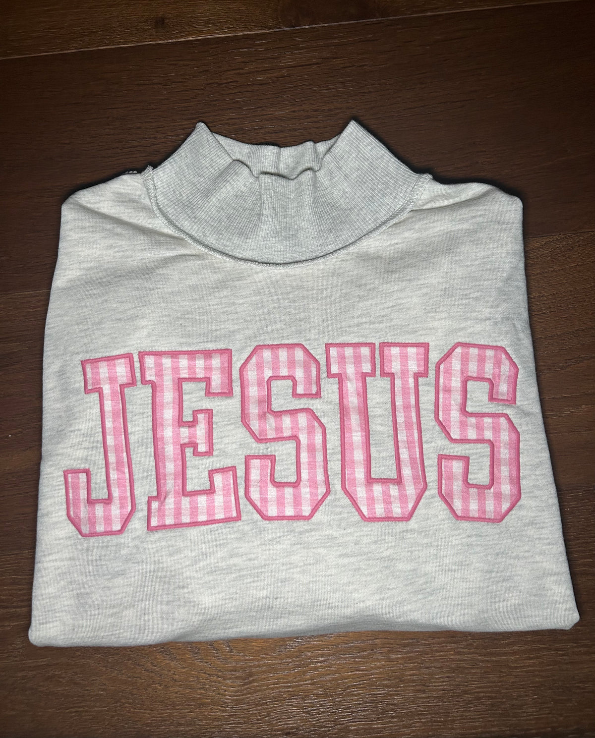 Jesus Mock Neck Sweatshirt