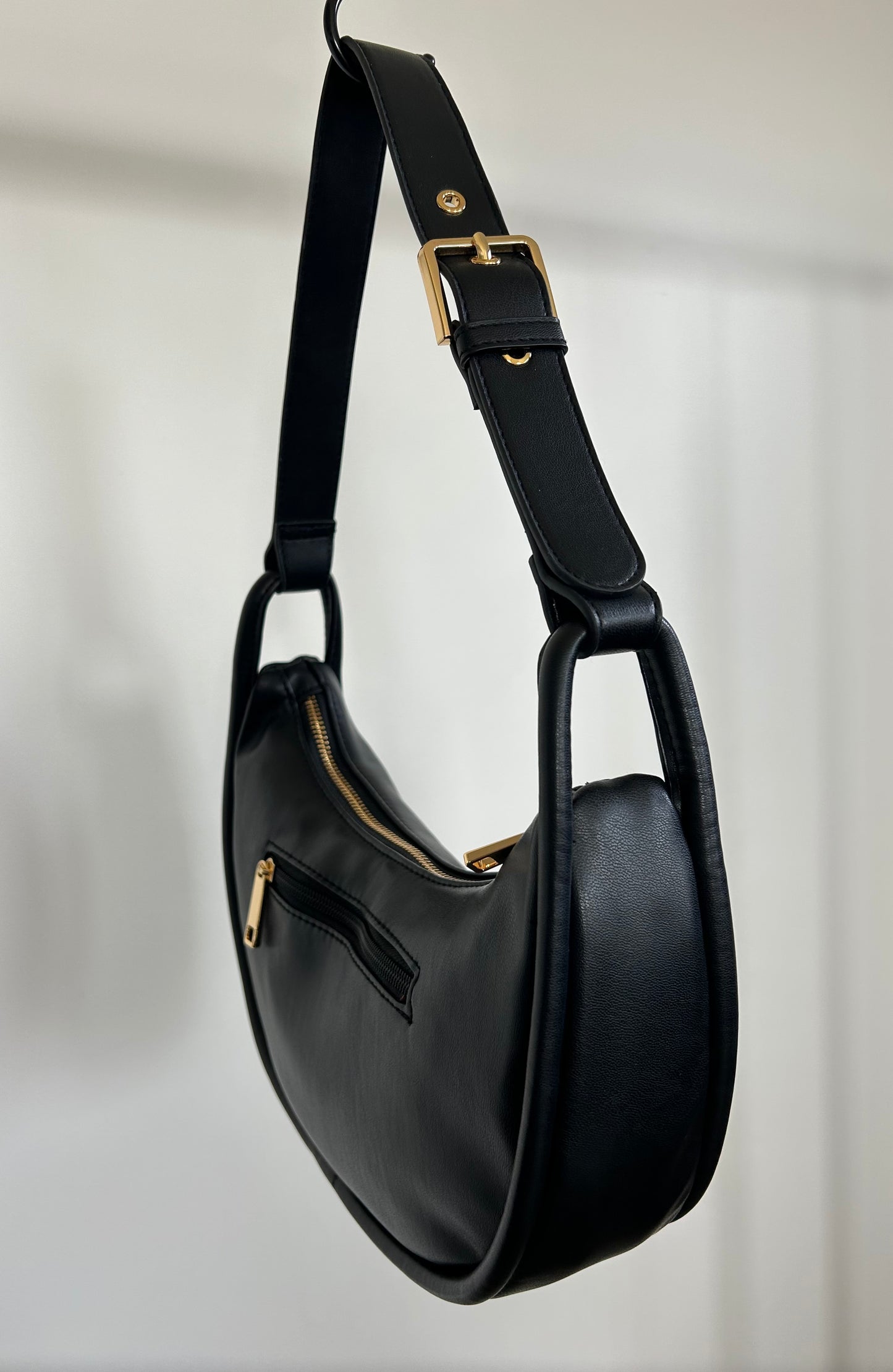 Black Crescent Purse