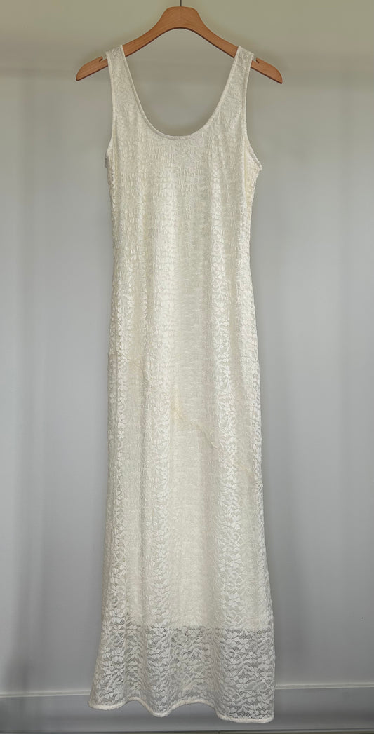 Cream Lace Dress