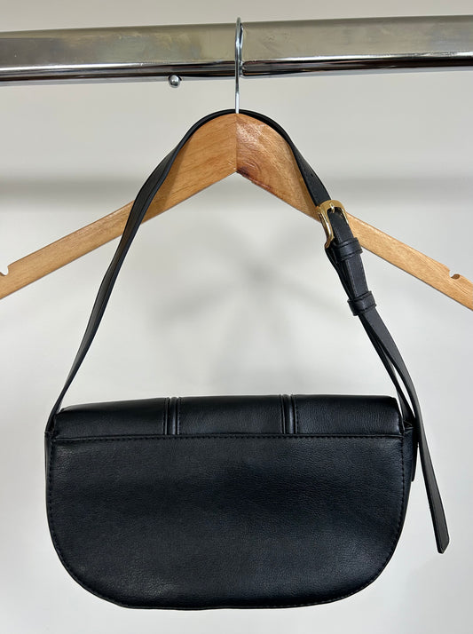 Black Front Snap Purse