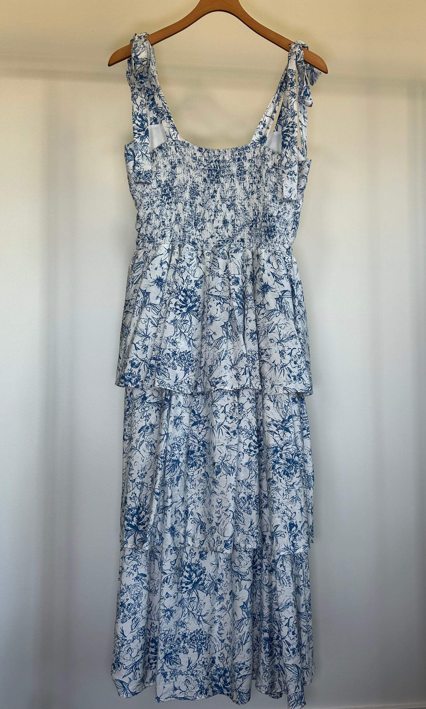 Blue Floral Dress