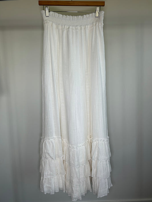 Ruffle Maxi Skirt