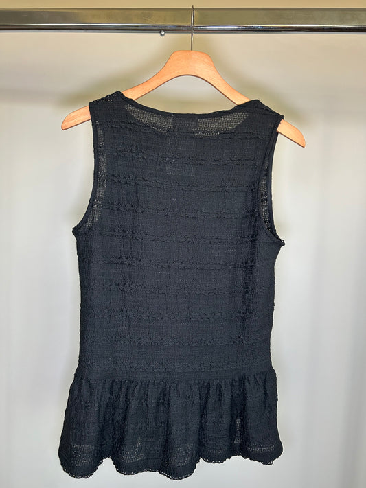 Black Textured Tank