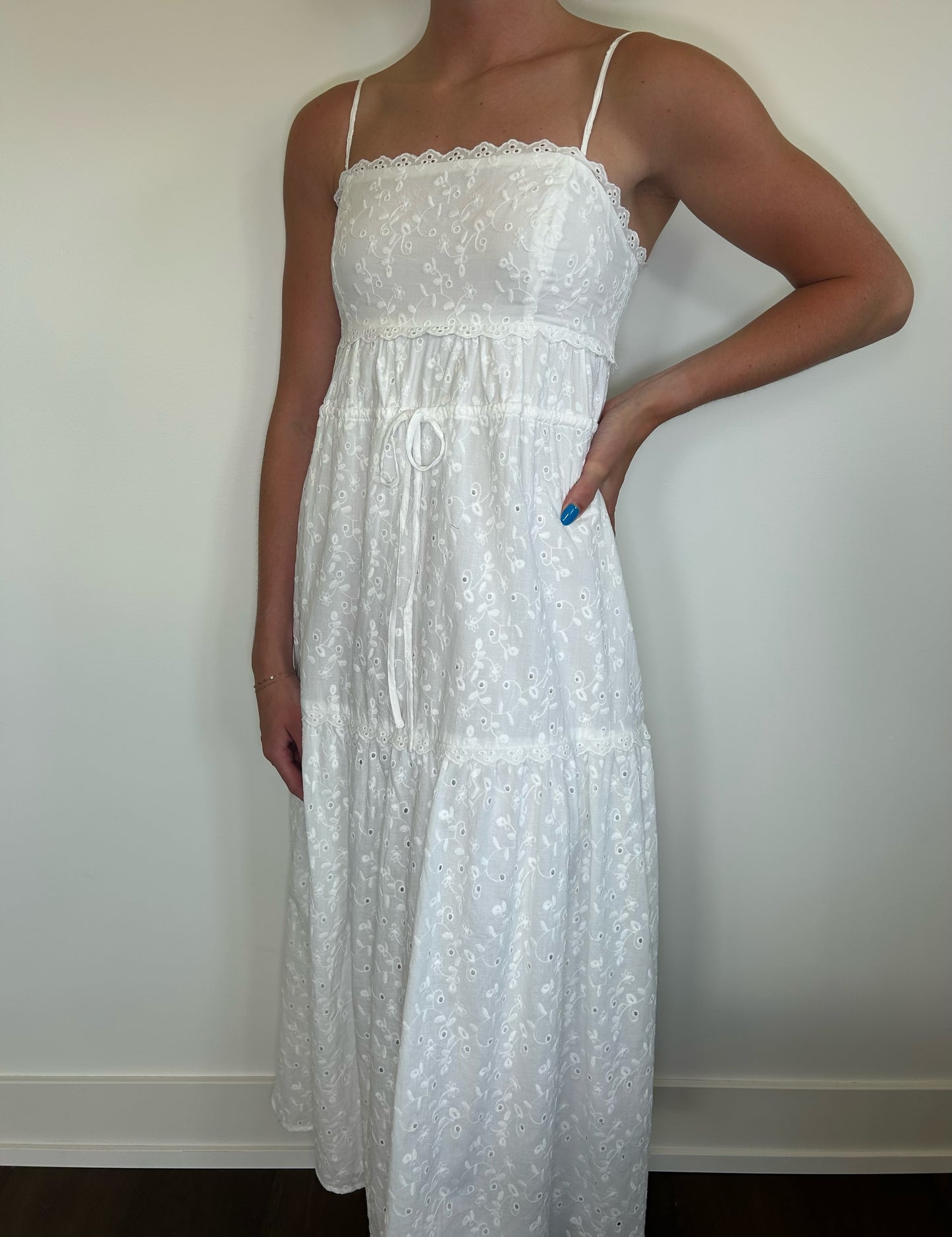 White Eyelet Dress