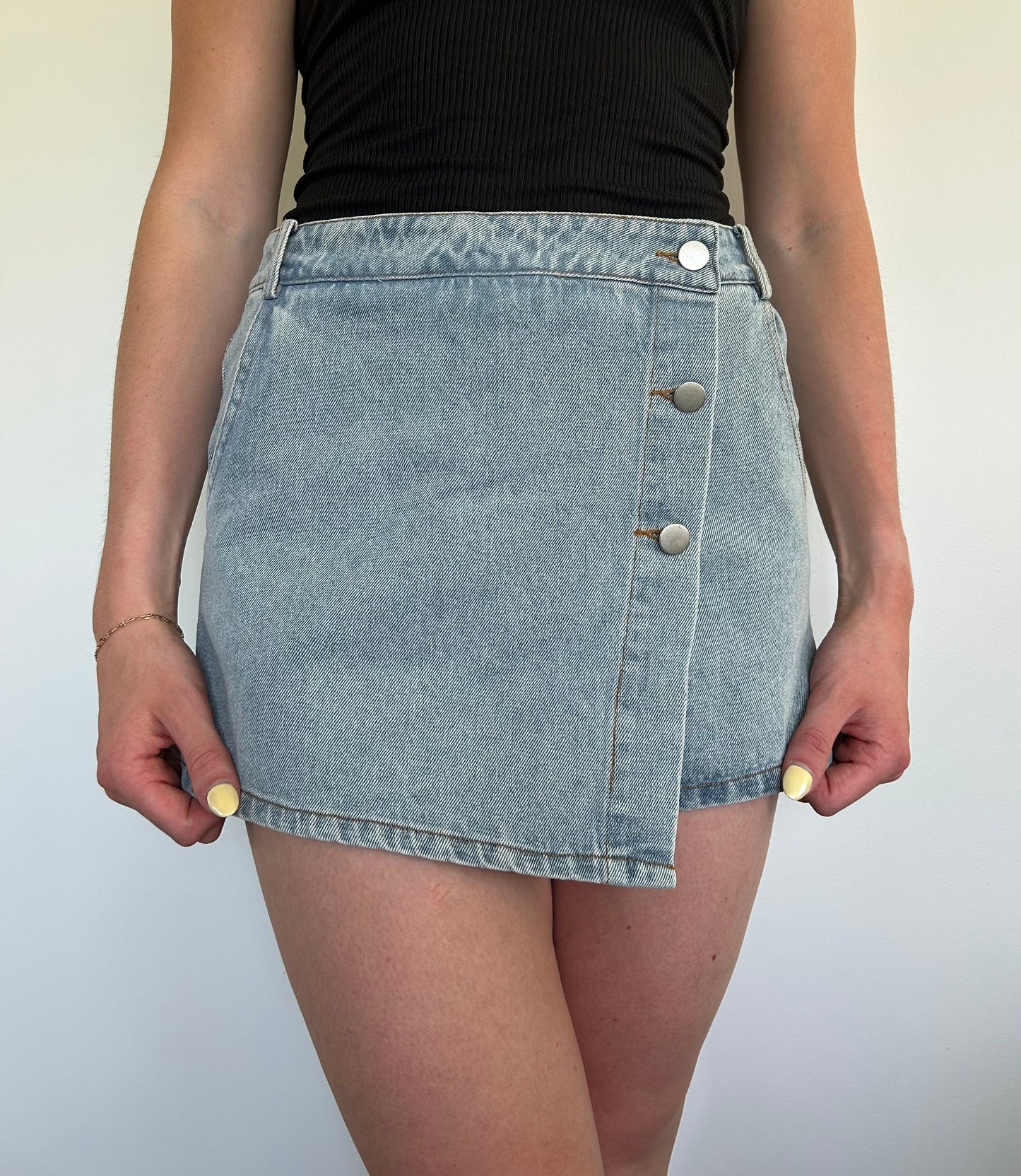 Denim Skort