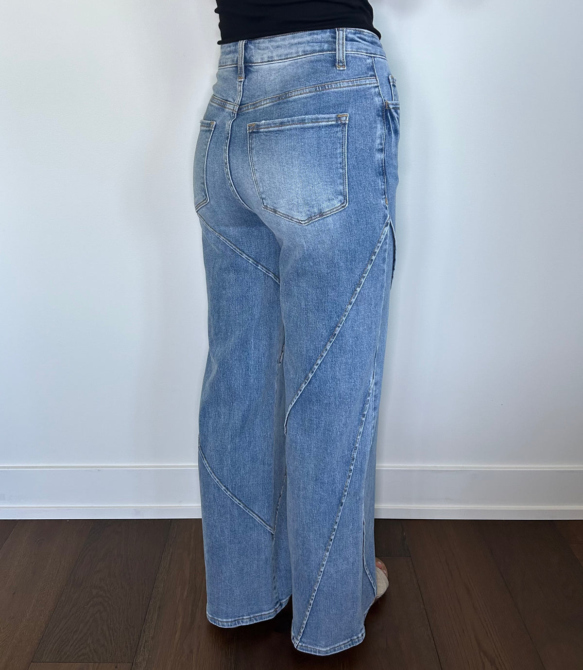 Diagonal Seam Jeans