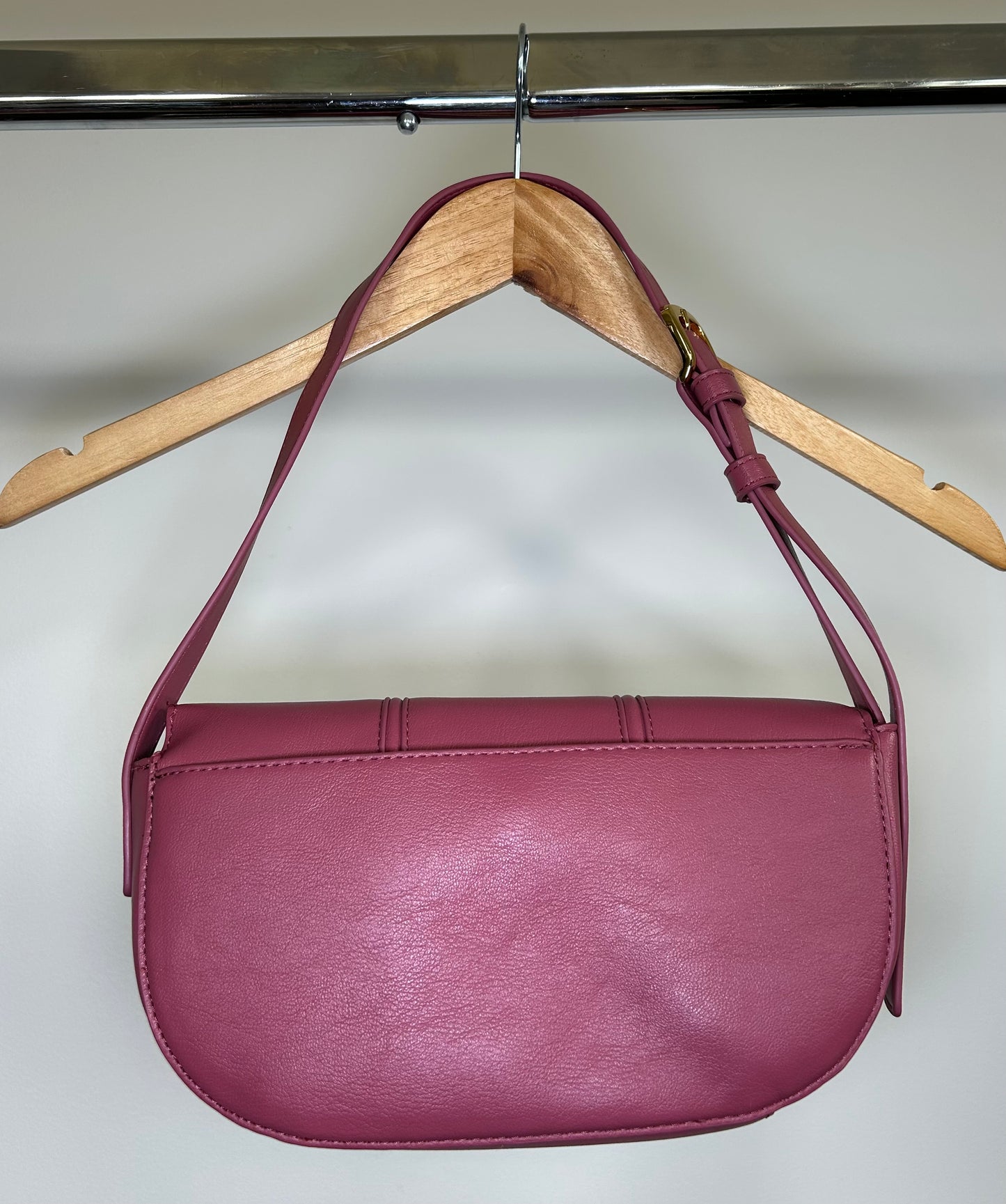 Pink Front Snap Purse