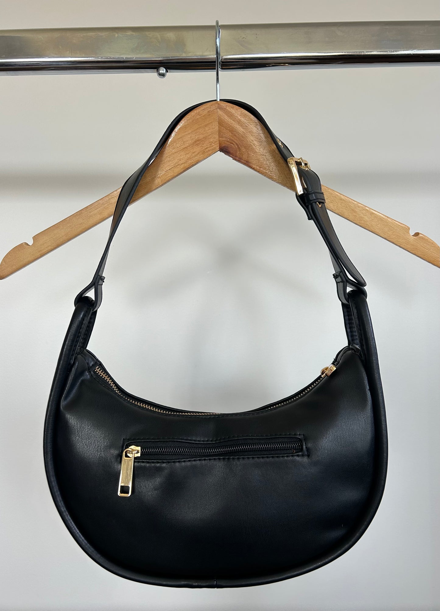 Black Crescent Purse
