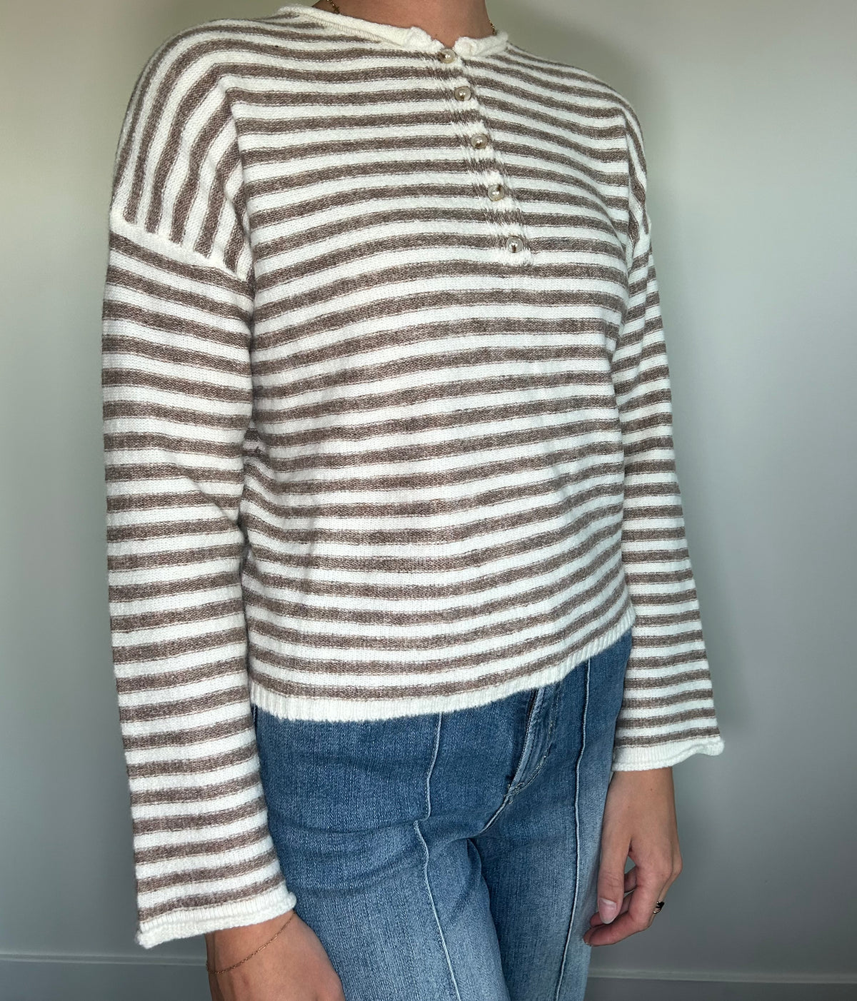 Coco Striped Knit Pullover