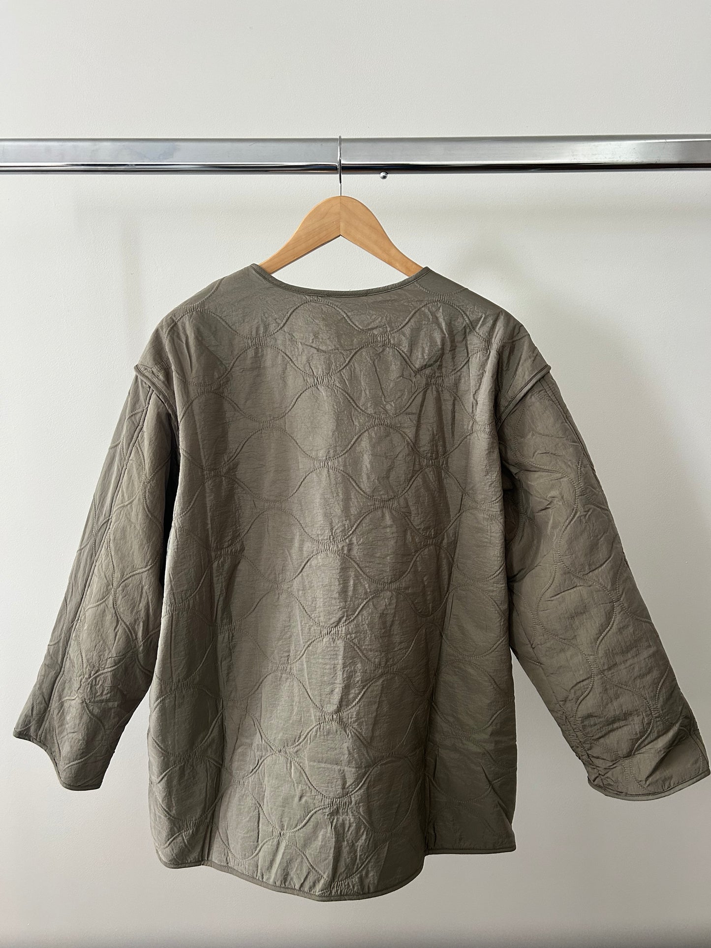 Green Quilted Jacket