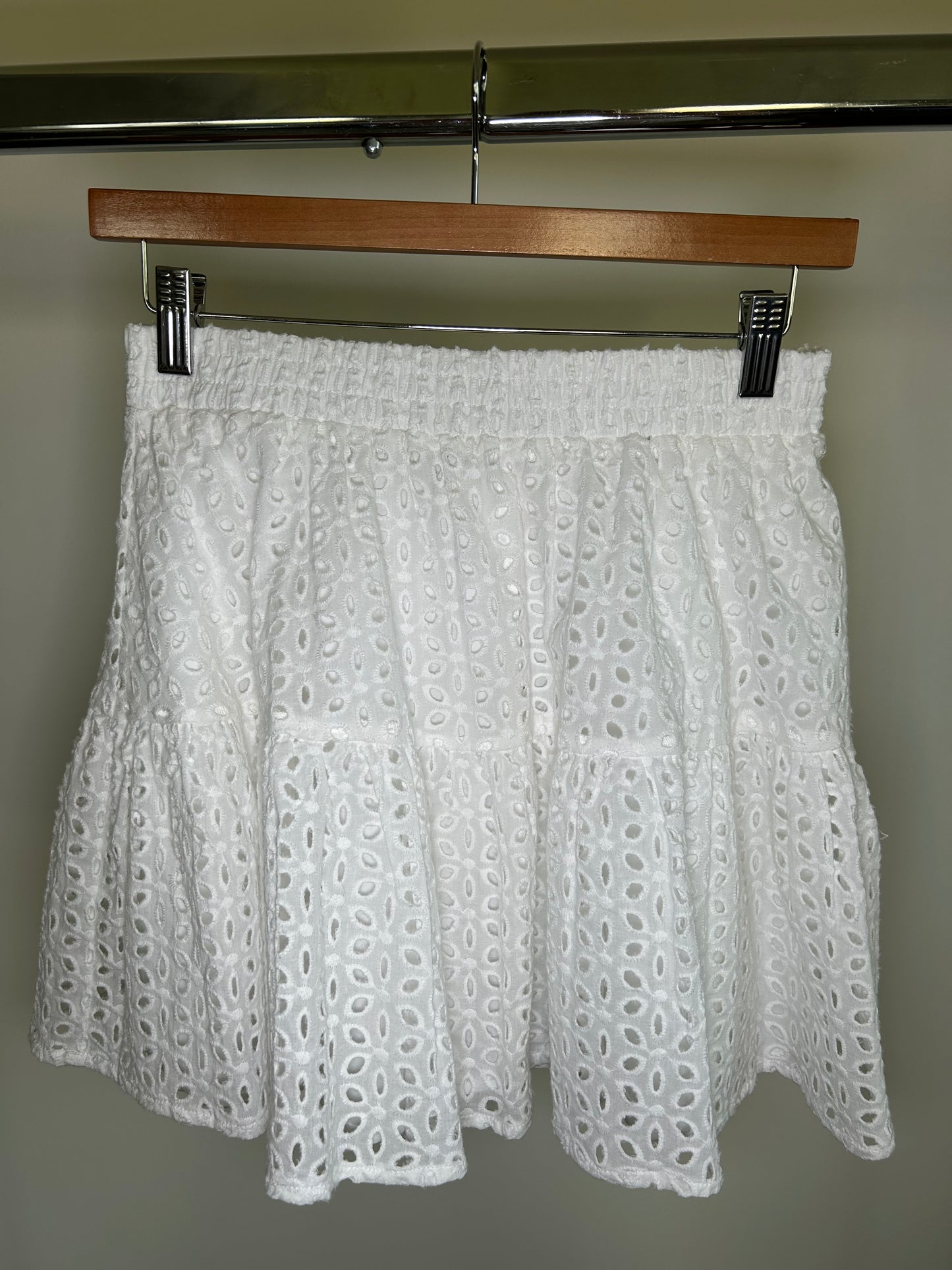 White Eyelet Set