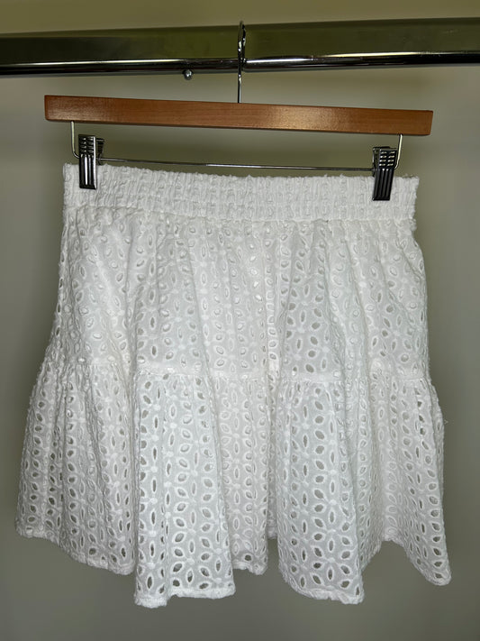 White Eyelet Set