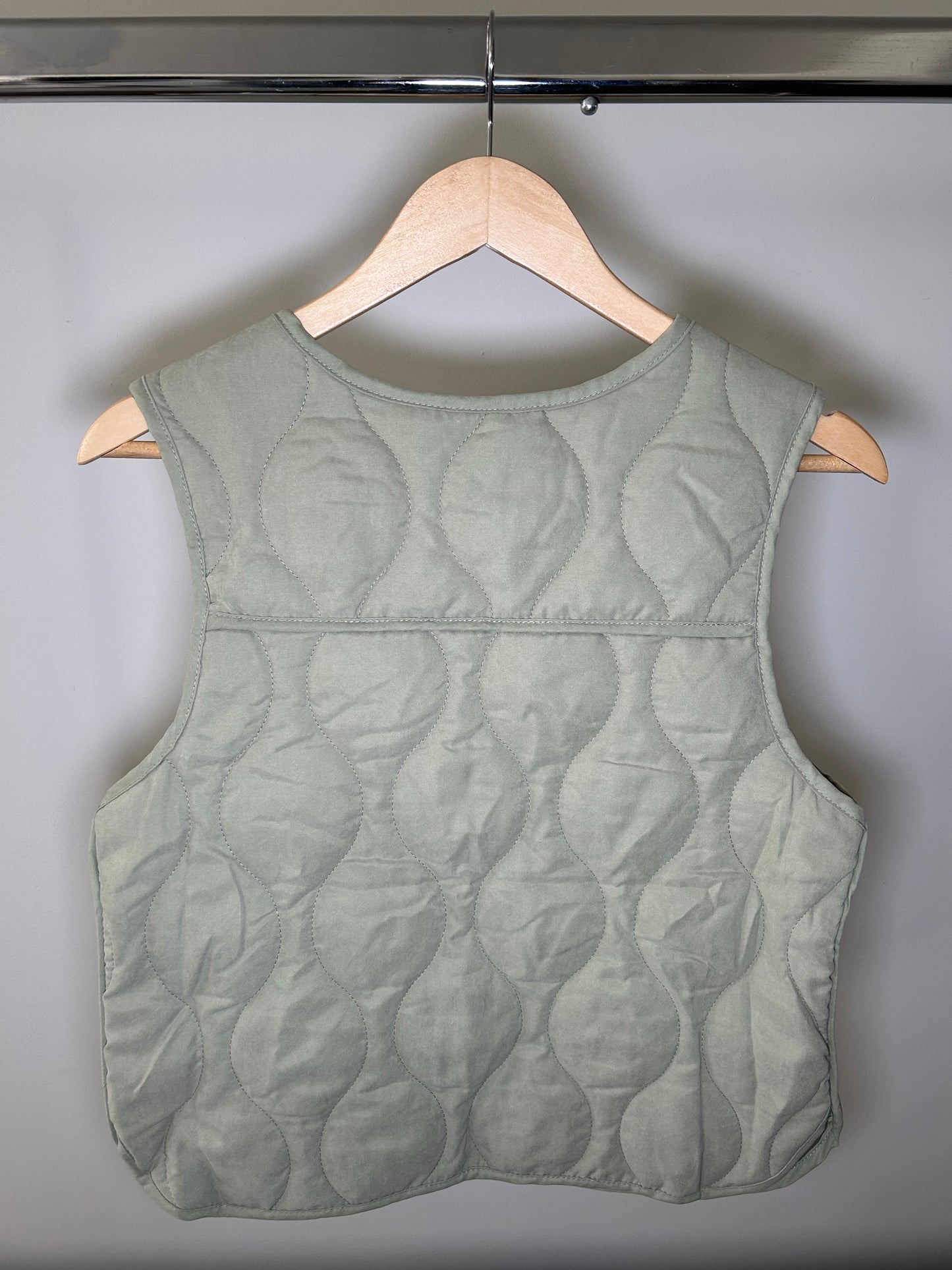 Sage Quilted Vest