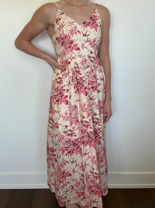 Pink Floral Sundress