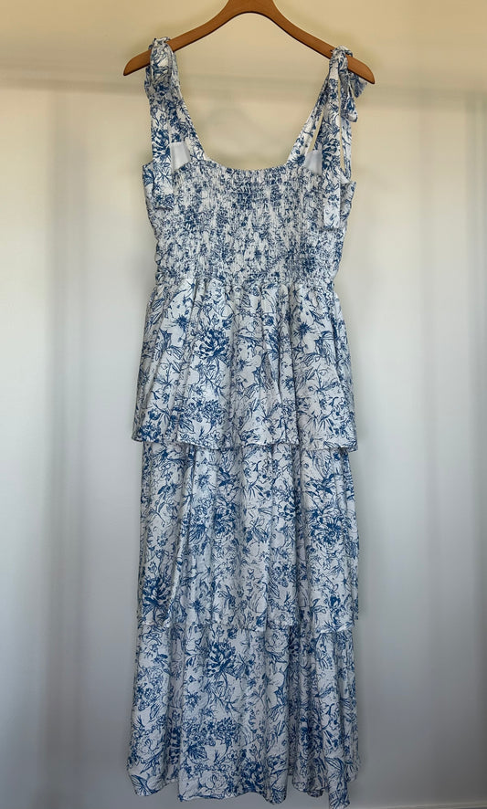 Blue Floral Dress