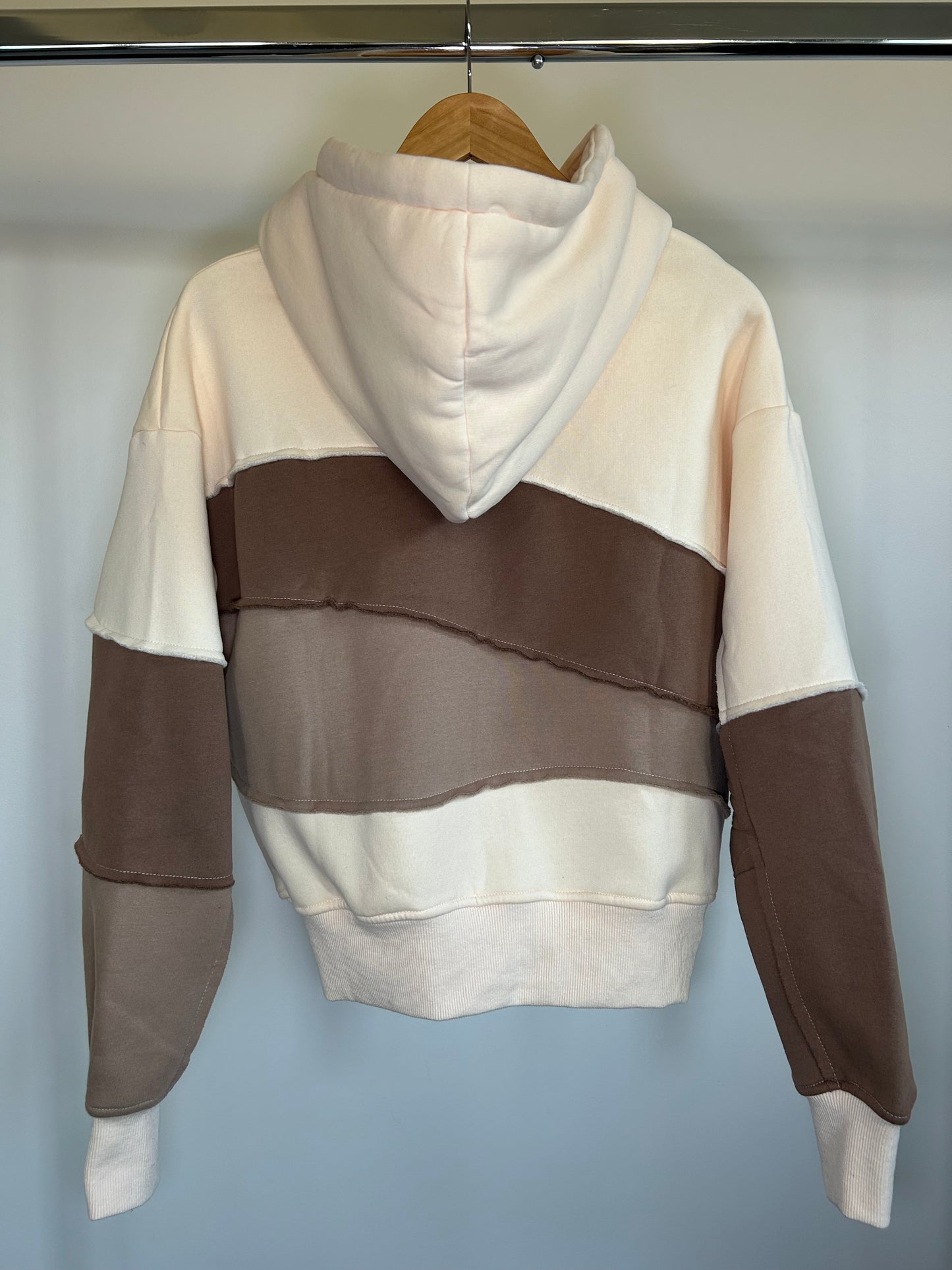 Textured Zip-Up Hoodie