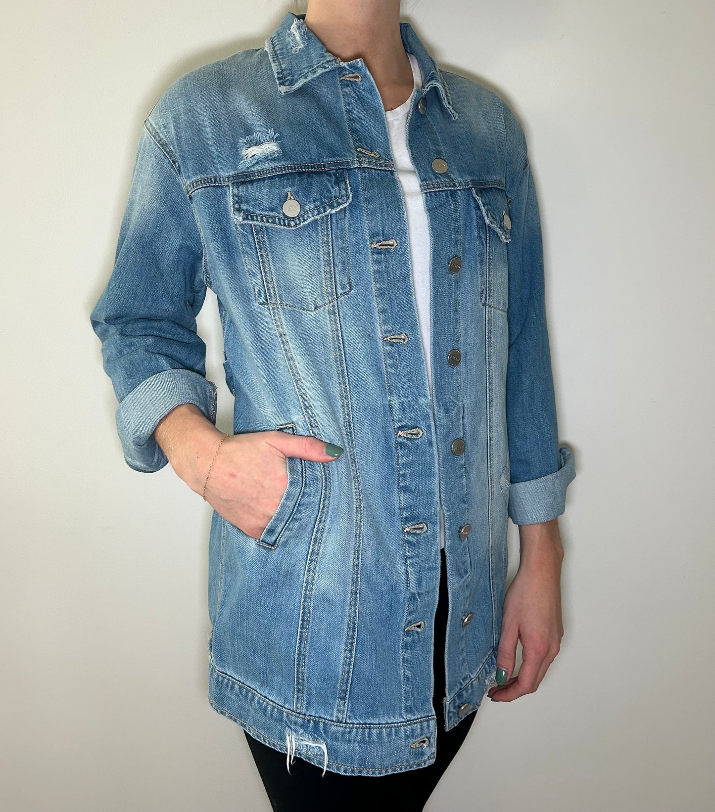 Belted Denim Jacket