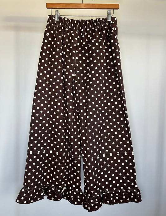 Brown Polka Dot Jeans