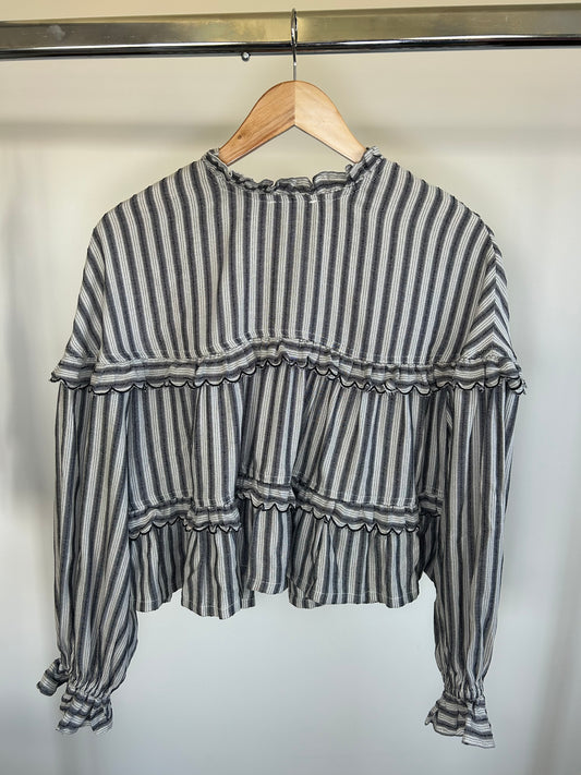 Striped Flowy Top