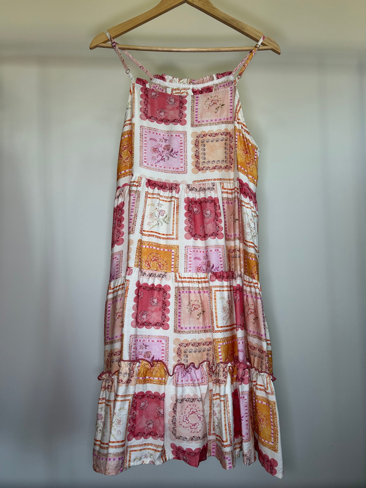 Patchwork Print Dress