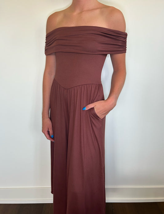 Burgundy Jumpsuit