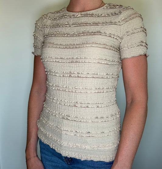 Latte Textured Top