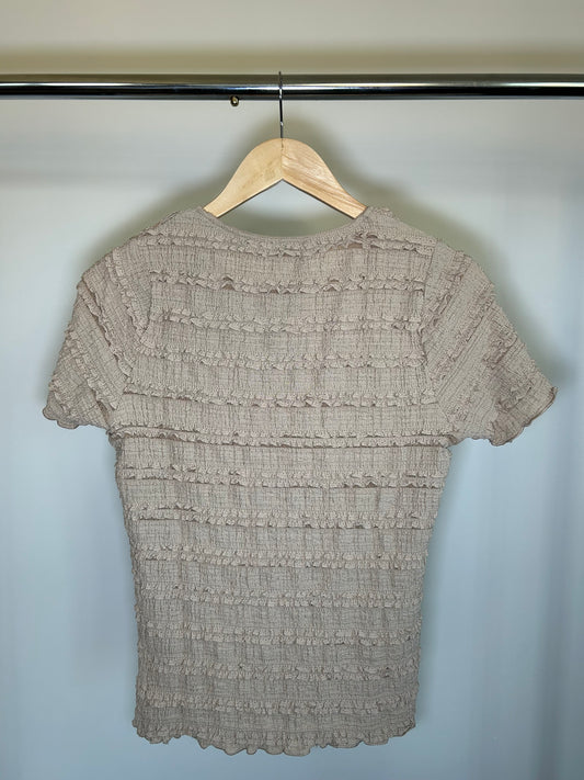 Latte Textured Top