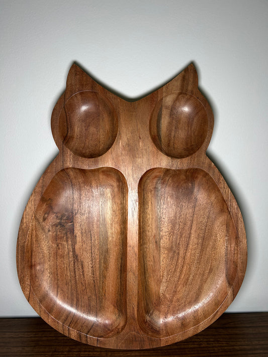 Owl Serving Platter