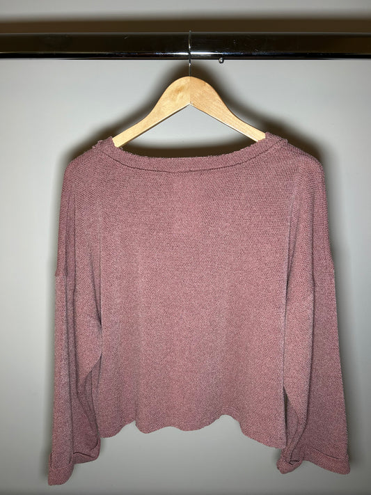 Knit Button Down Top