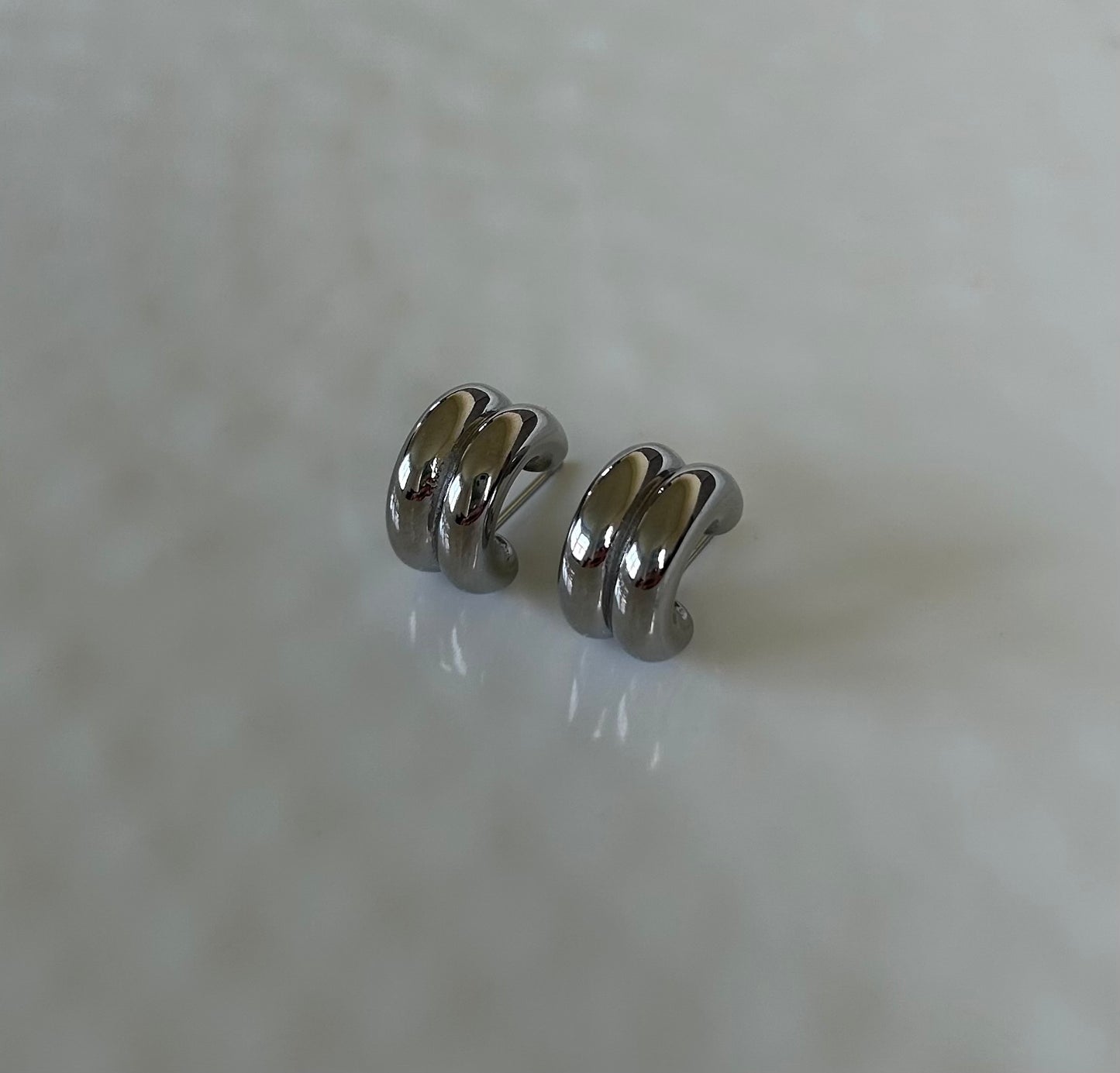 Double C-Hoop Earring